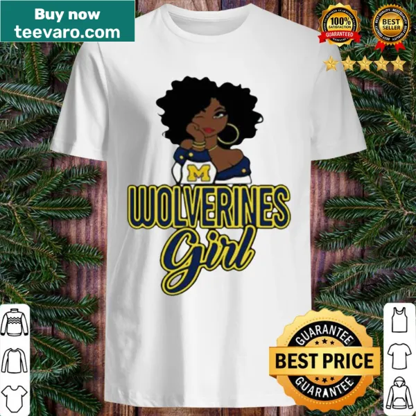 Bold typography design for Wolverines and Bears featuring a black girl