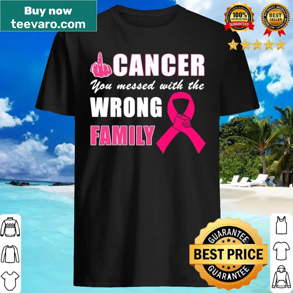 Bold graphic text supporting breast cancer awareness