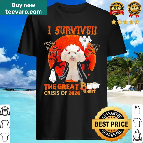 Halloween T-shirt featuring a Chi-Poo and humorous text