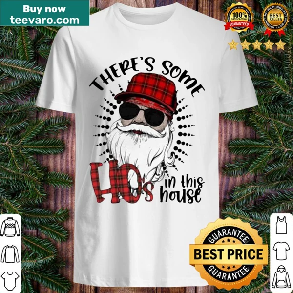 Funny Christmas shirt with playful phrase about Santa