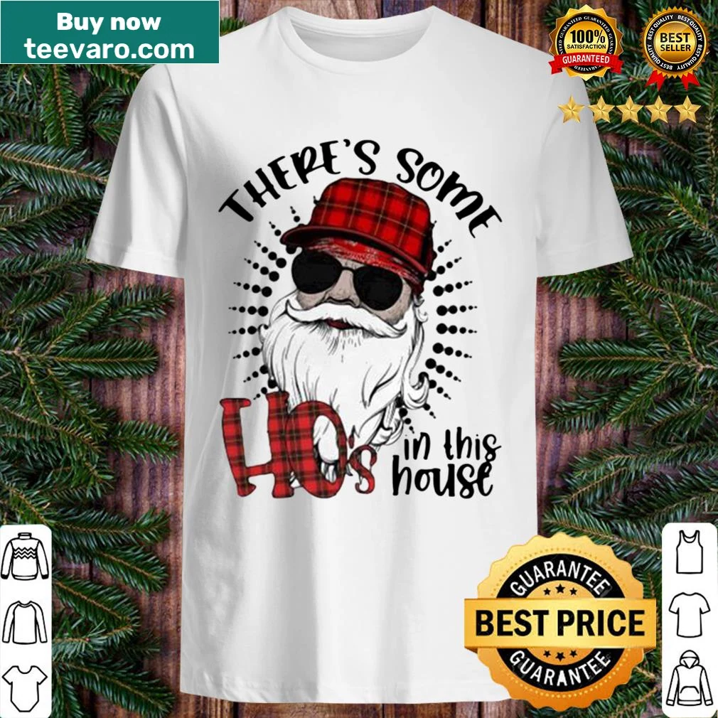 Funny Christmas shirt with playful phrase about Santa
