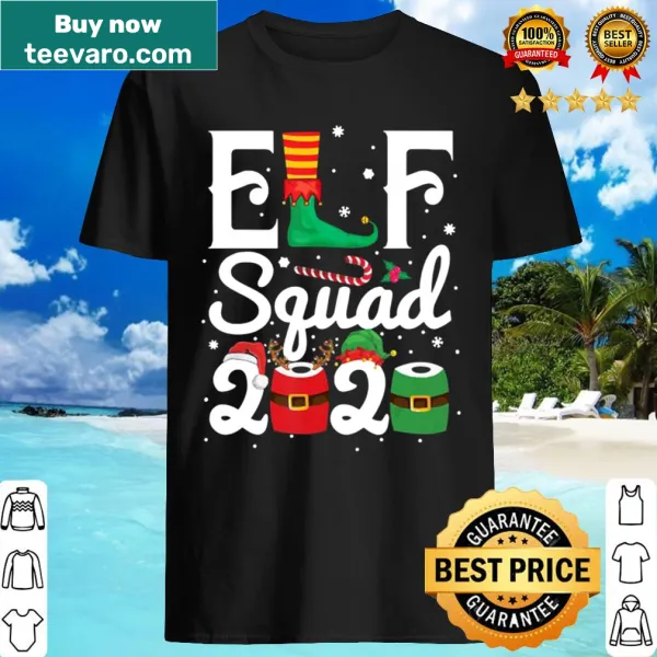 Family matching Christmas shirt with Elf Squad theme
