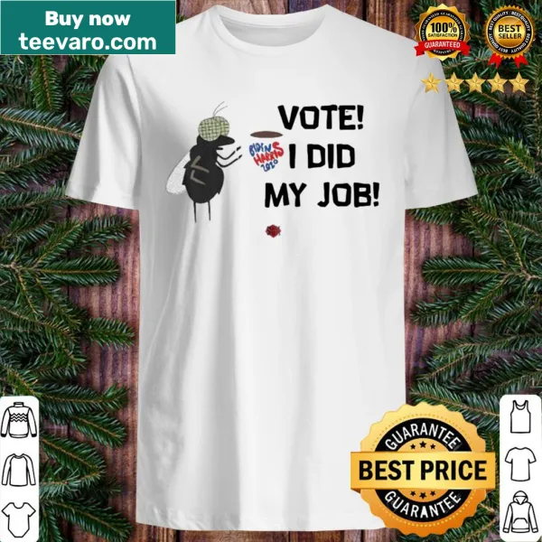 Joe Biden 2020 shirt with bold typography stating 'I did my job'