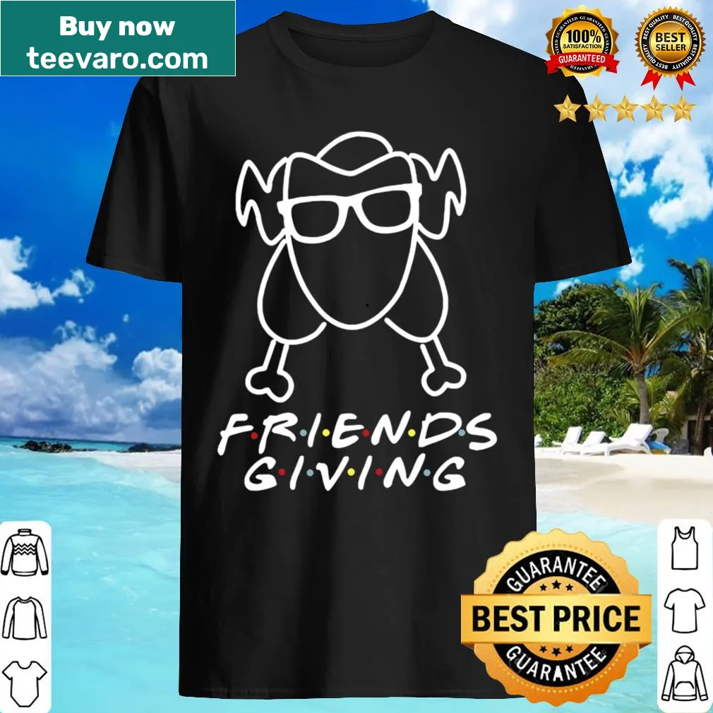 Friendsgiving t-shirt with festive Thanksgiving theme