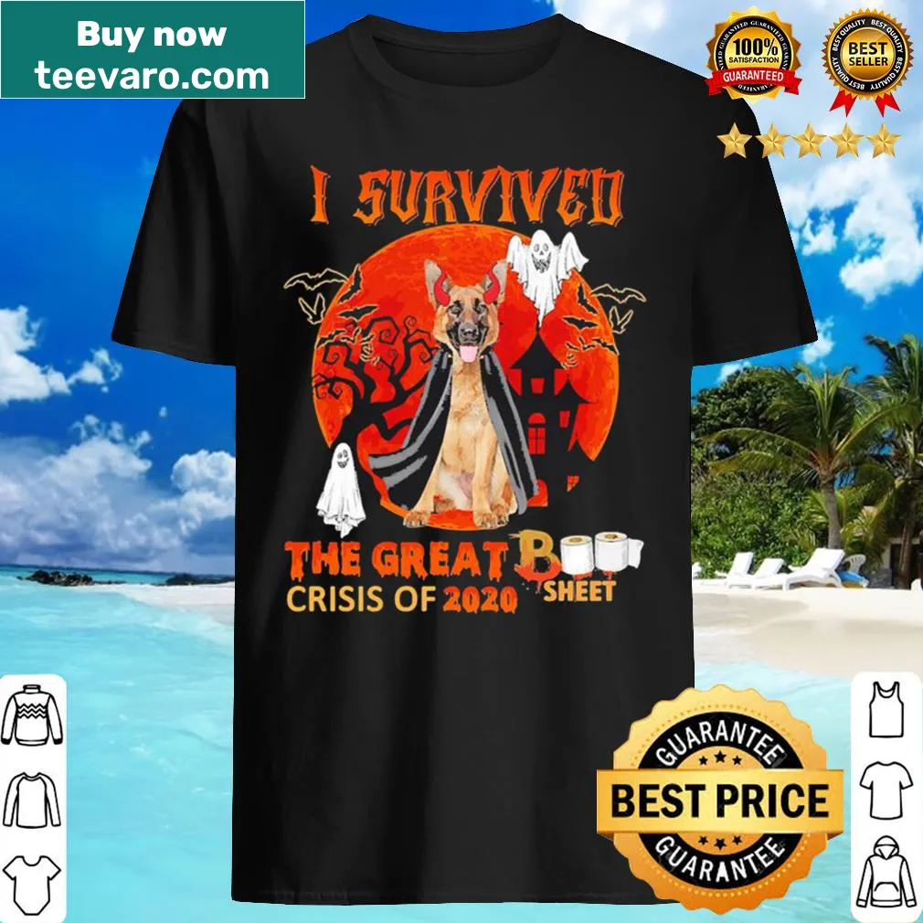 Halloween T-shirt with cartoon German Pinscher and humorous text