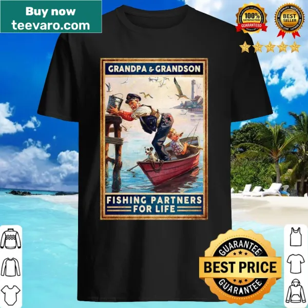 Sentimental shirt celebrating the bond between grandpa and grandson