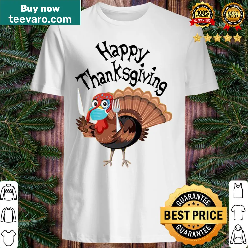 Adorable turkey design on a Happy Thanksgiving shirt