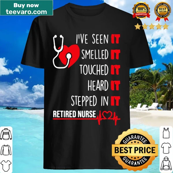 Funny nurse shirt with humorous text and heart graphic