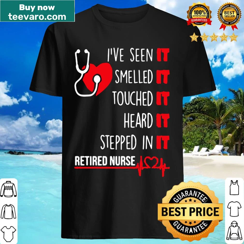 Funny nurse shirt with humorous text and heart graphic