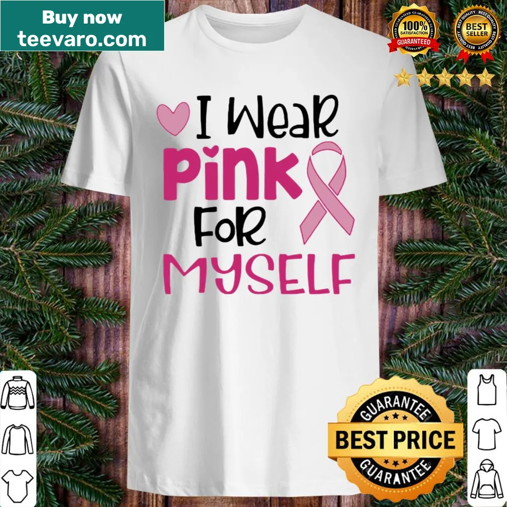 Breast cancer awareness shirt featuring a heart and ribbon design