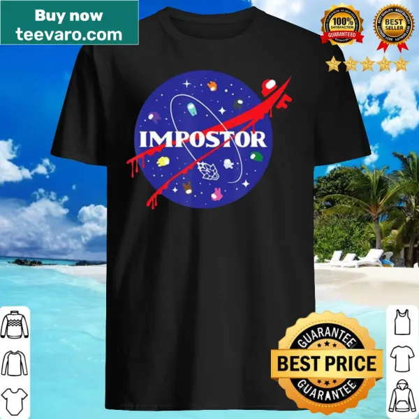 Gaming-themed t-shirt featuring an imposter design.