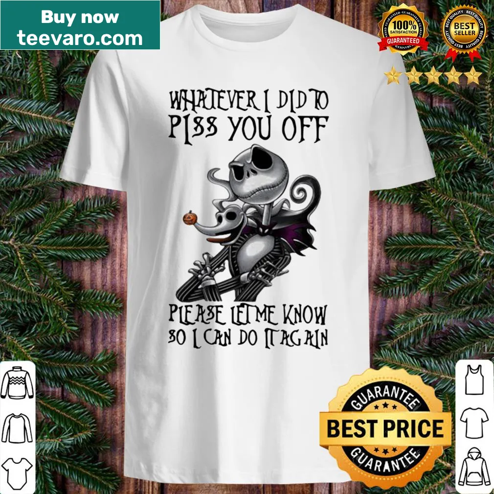 Funny Jack Skellington Halloween T-shirt