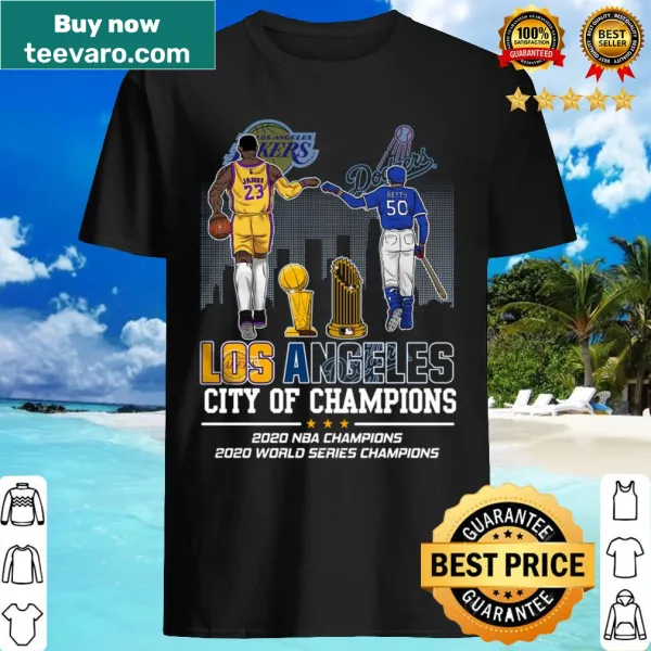 L.A city of champions shirt with bold design