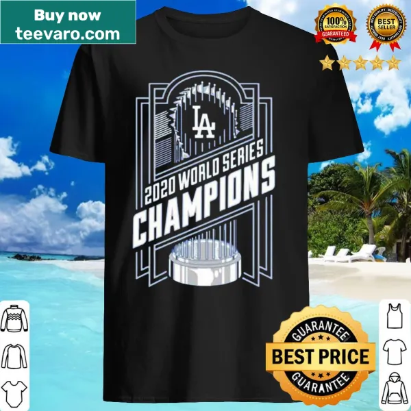 LA Dodgers 2020 World Series Champions logo graphic shirt