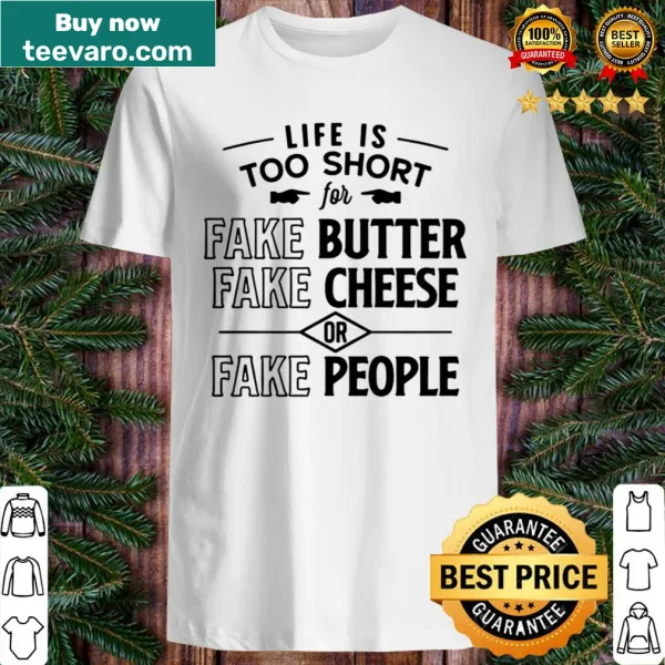 Vintage T-shirt with 'Life Is Too Short for Fake People' text