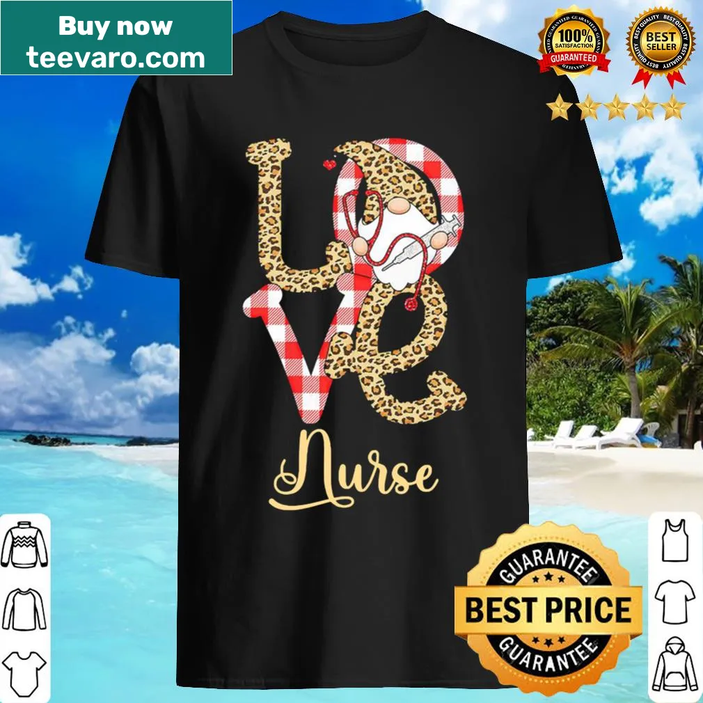 Heartfelt shirt with the phrase 'Love Nurse' in attractive typography