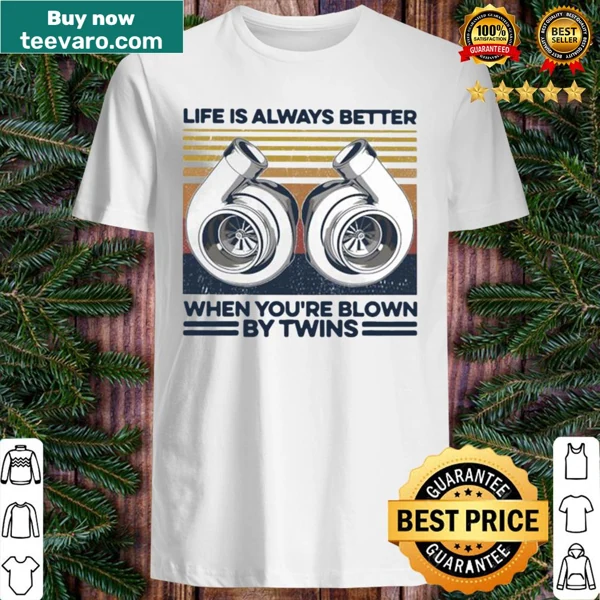 Vintage mechanic shirt with text about twin engines
