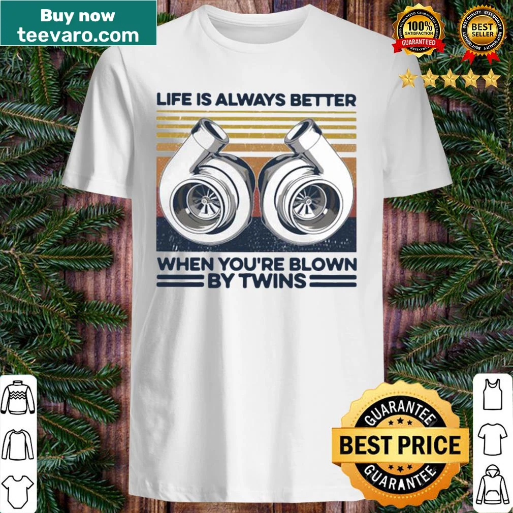 Vintage mechanic shirt with text about twin engines