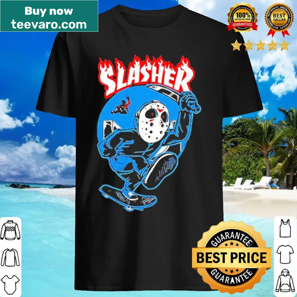 Megadeth Halloween t-shirt with Jason Voorhees illustration