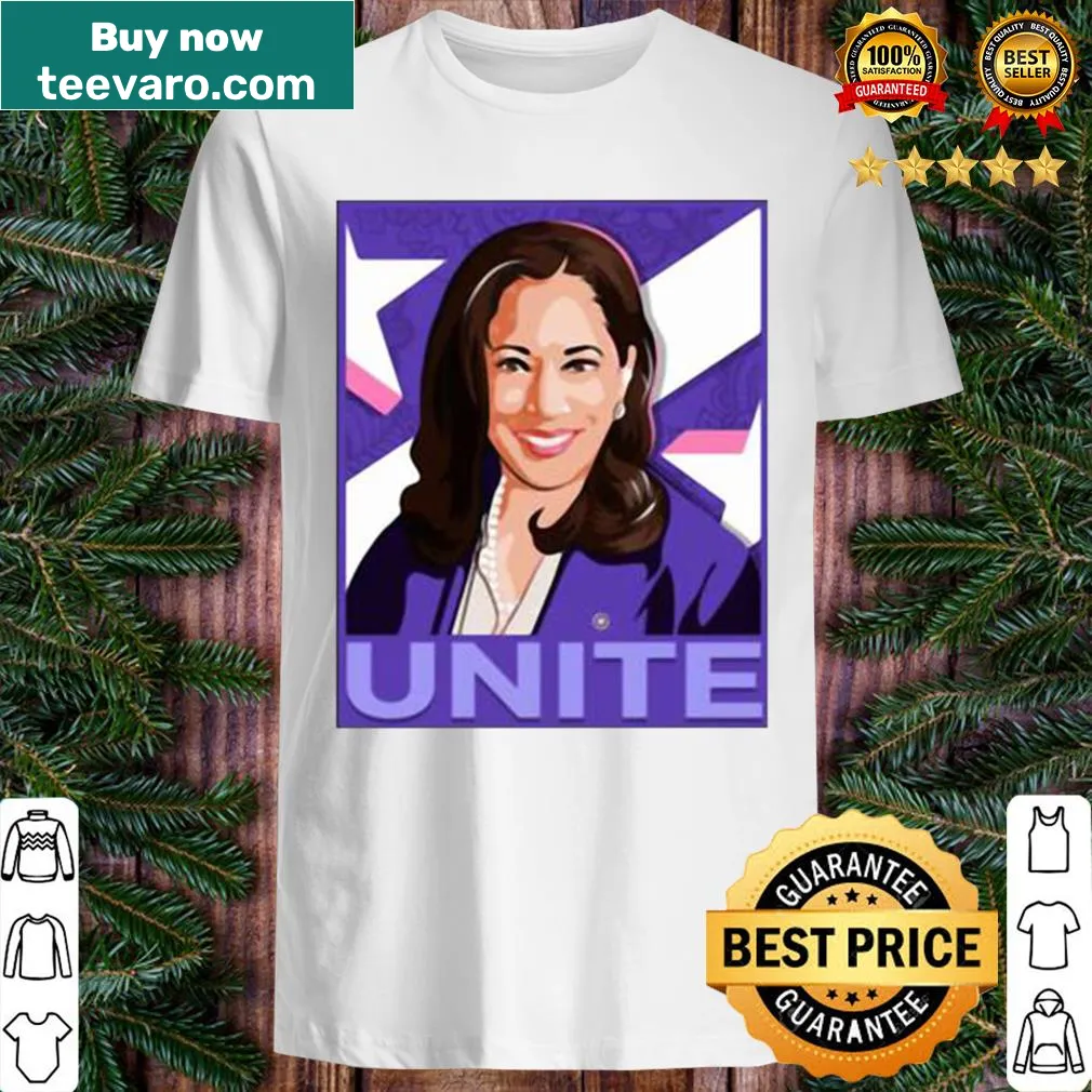 Bold shirt supporting Kamala Harris with strong typography