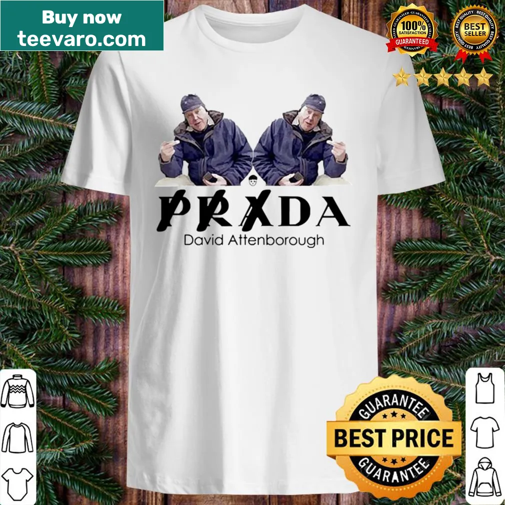 David Attenborough graphic t-shirt promoting environmental awareness