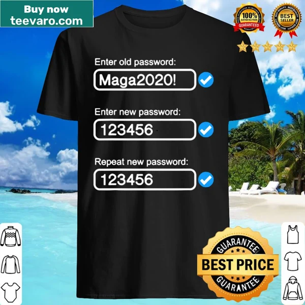 Shirt featuring the slogan 'maga2020' in bold text, a humorous political design