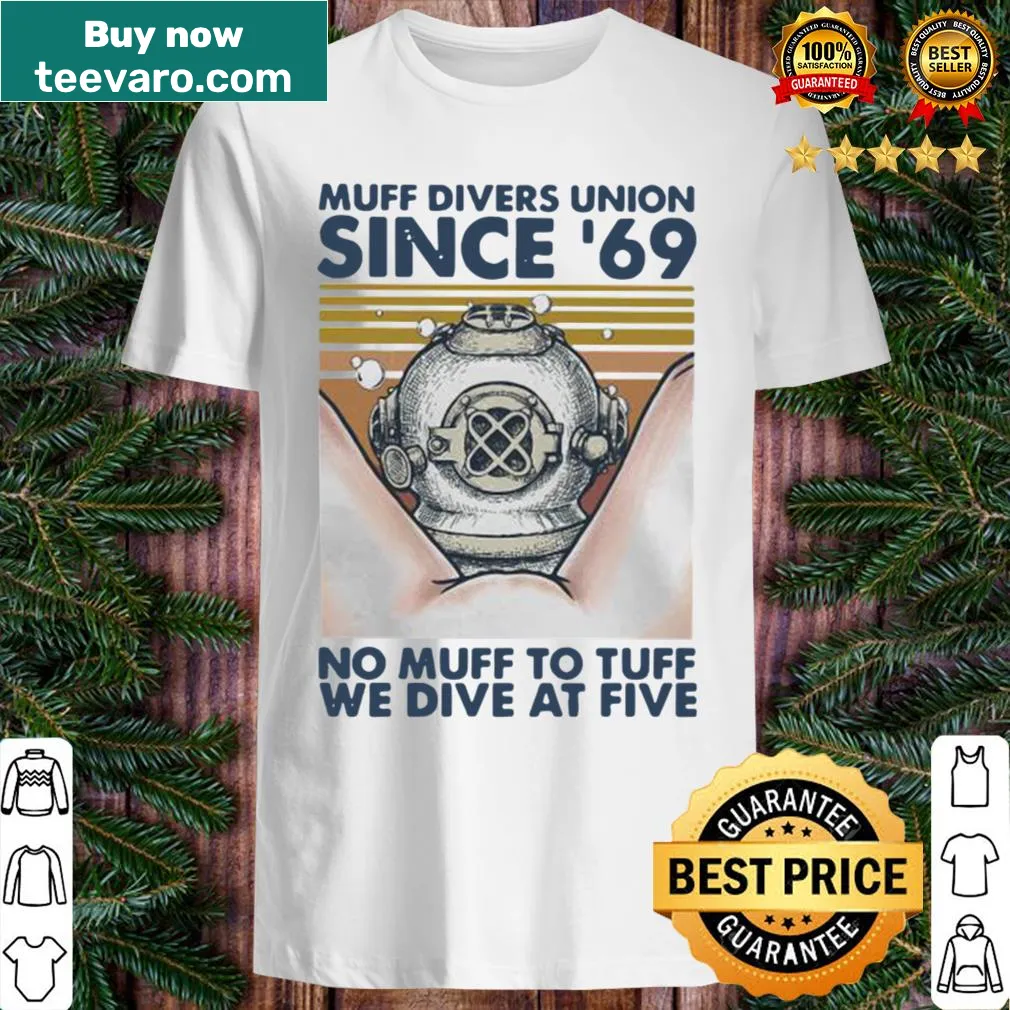Vintage retro scuba diving shirt with humorous diving slogan