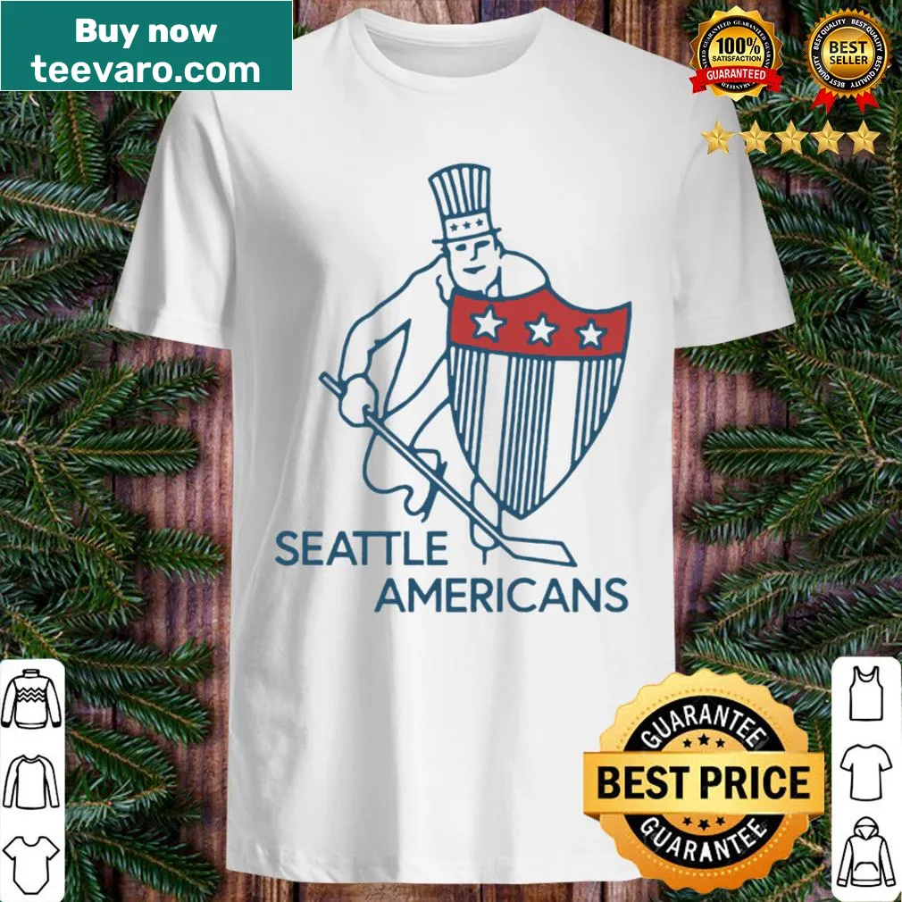 Seattle Americans hockey team emblem shirt