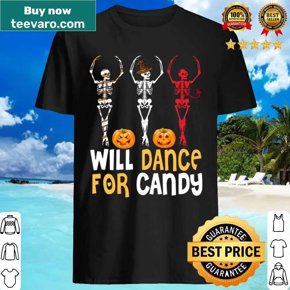 Cheerful skeleton dancing for candy graphic design
