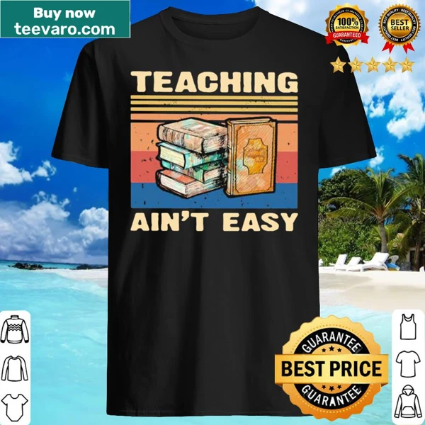 Vintage-style graphic T-shirt for teachers