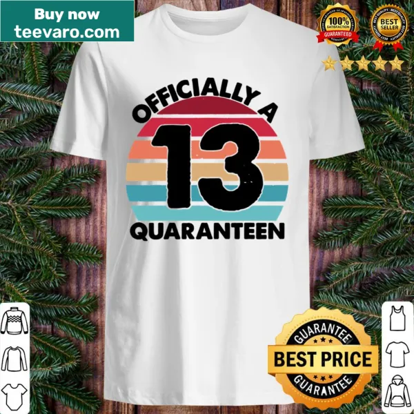 Fun T-shirt celebrating a teen's 13th birthday with a humorous twist.