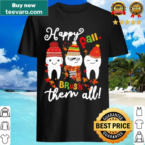 Cute Christmas shirt with happy teeth illustration and playful text