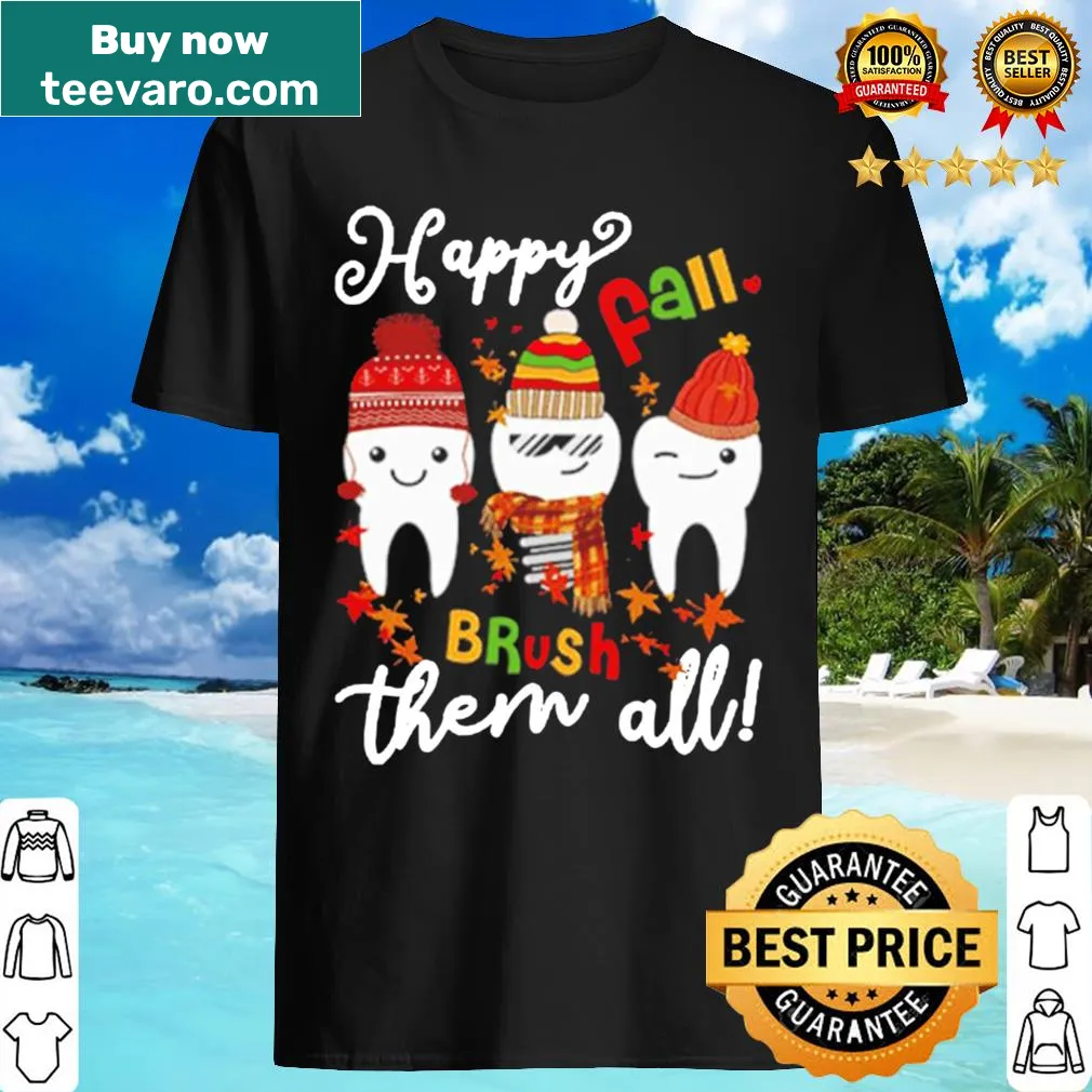 Cute Christmas shirt with happy teeth illustration and playful text
