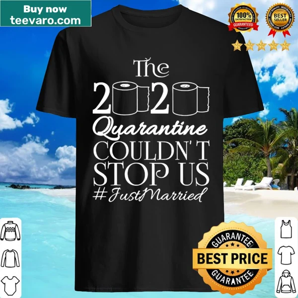 Shirt featuring the phrase about love enduring quarantine.