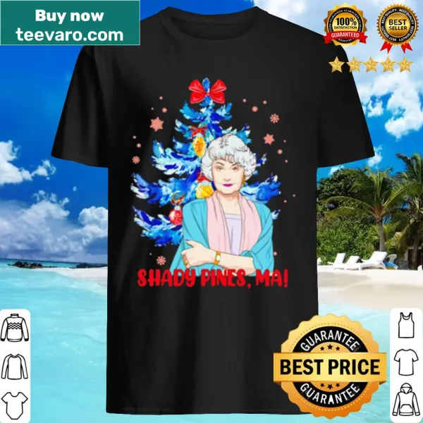 Golden Girls Christmas shirt with Shady Pines design
