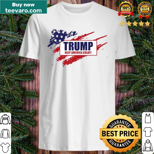 Bold Trump 2020 T-shirt with 'Keep America Great' text