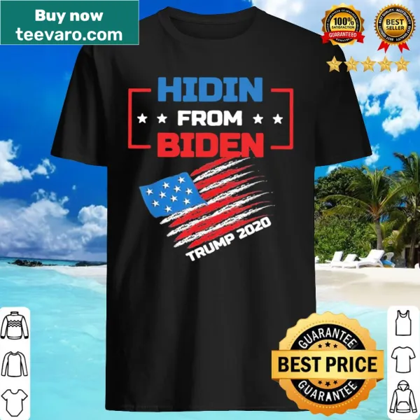 T-shirt with American flag and political message