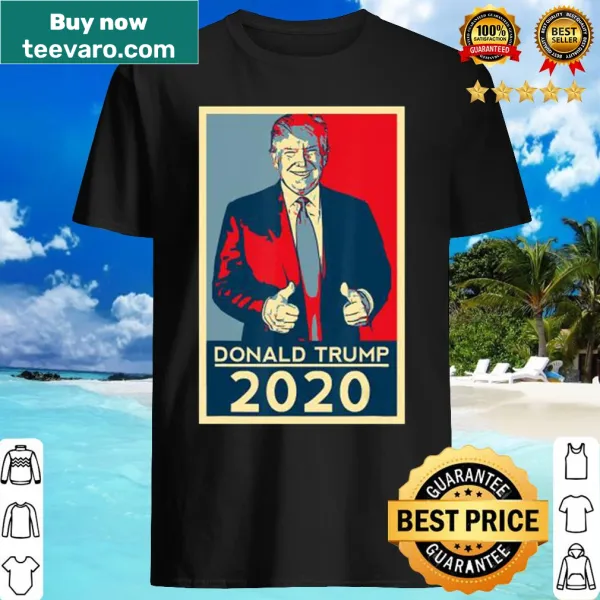 Supportive Trump graphic design with the word 'Hope' for 2020 elections