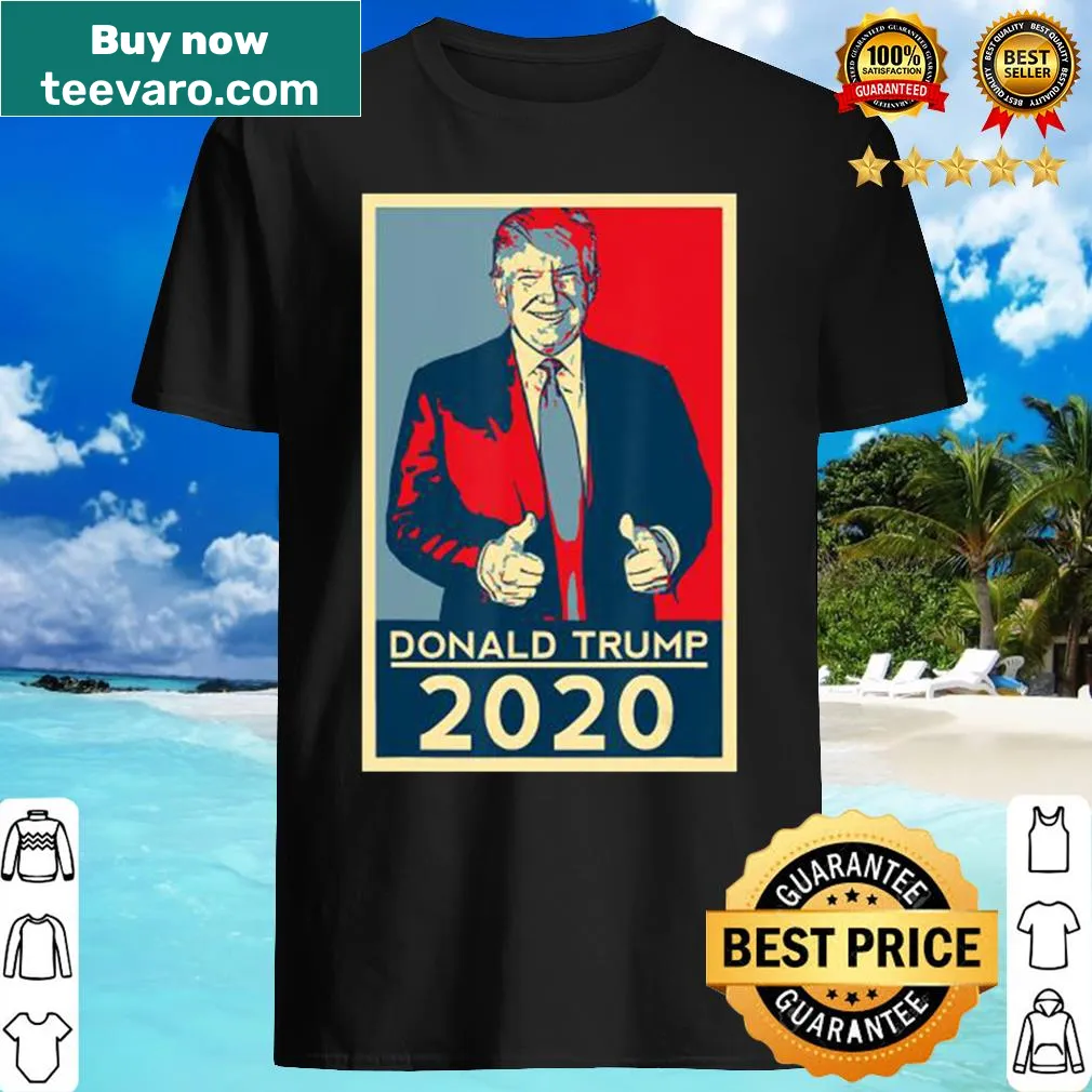 Supportive Trump graphic design with the word 'Hope' for 2020 elections