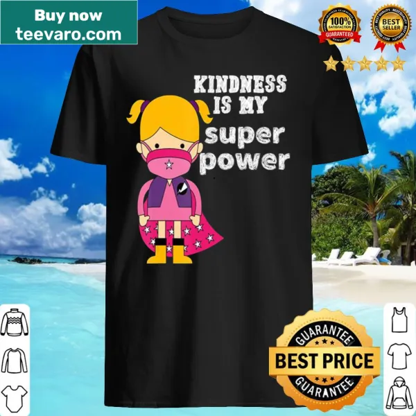 Bright orange t-shirt promoting kindness and anti-bullying message for kids