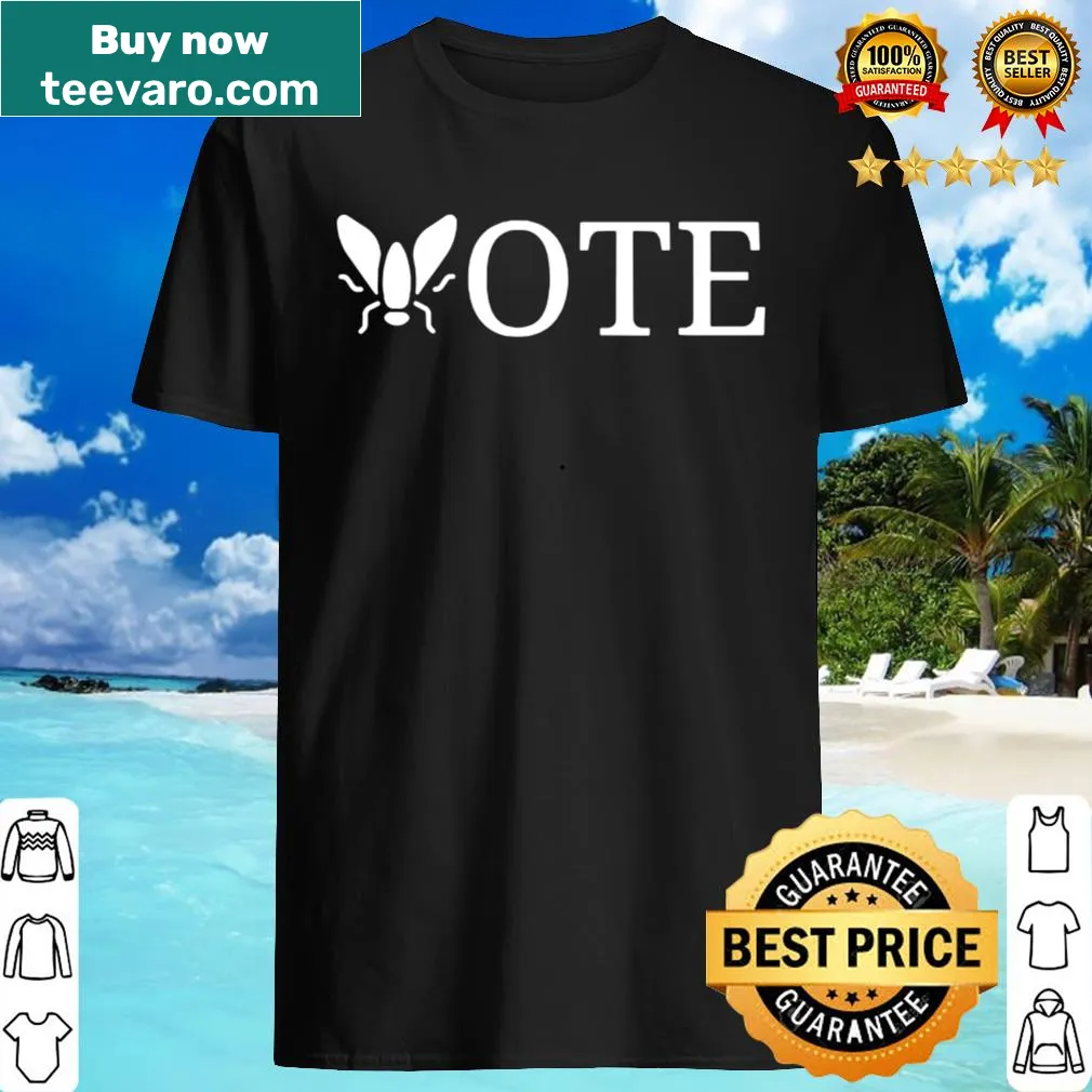 Humorous political shirt with 'Vote Pence Fly' text