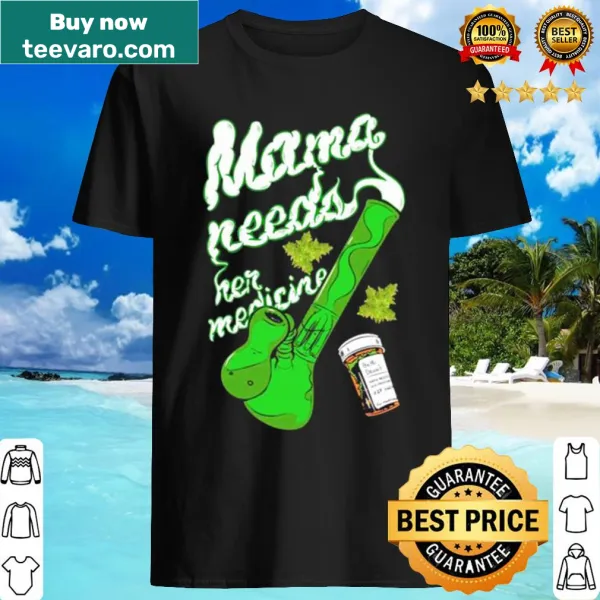 Funny T-shirt for cannabis-loving moms with a humorous message