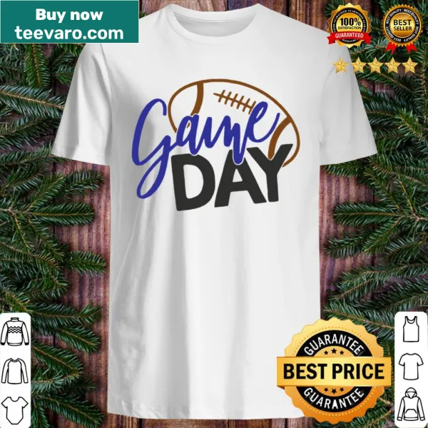 Text-based graphic saying 'Girl Loves Gameday' on a casual tee