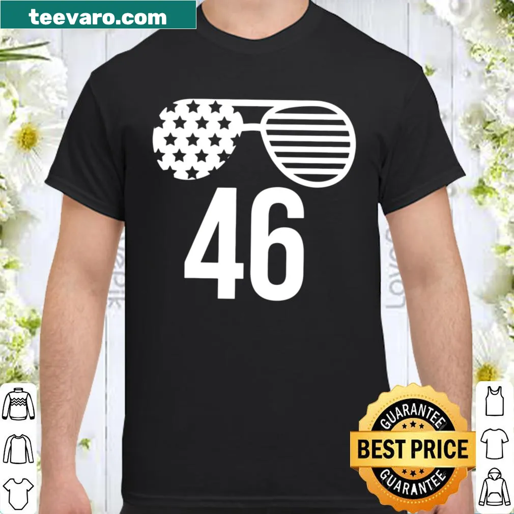 Shirt with text declaring Joe Biden as the 46th President