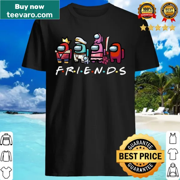 Among Us themed shirt featuring game characters and design