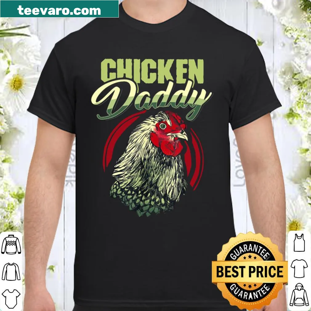 Humorous Chicken Daddy shirt with playful text graphic