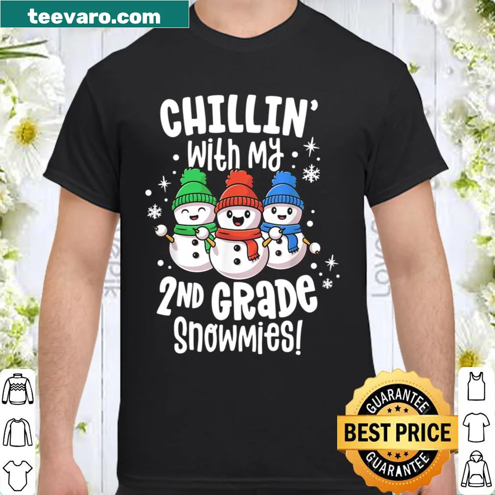Teacher Christmas shirt with fun snowmies graphic