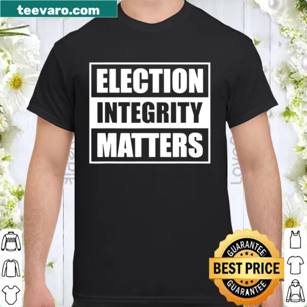 Text Election Integrity Matters with Biden and Trump graphic