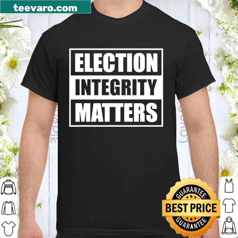Text Election Integrity Matters with Biden and Trump graphic