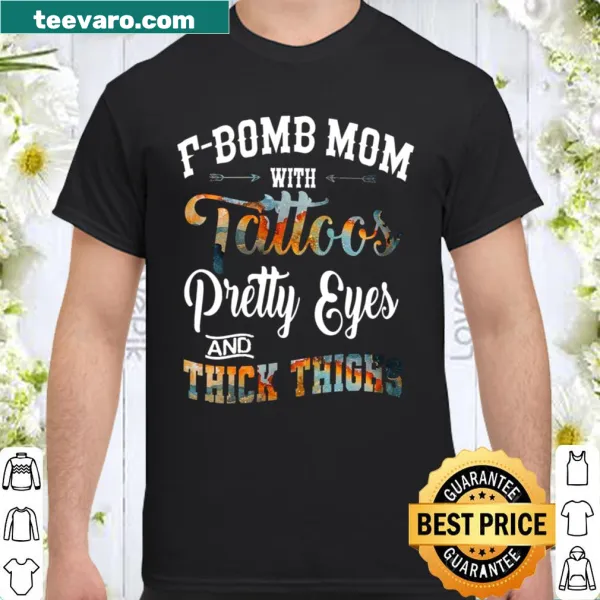 Edgy shirt for moms featuring the phrase 'F-Bomb Mom'